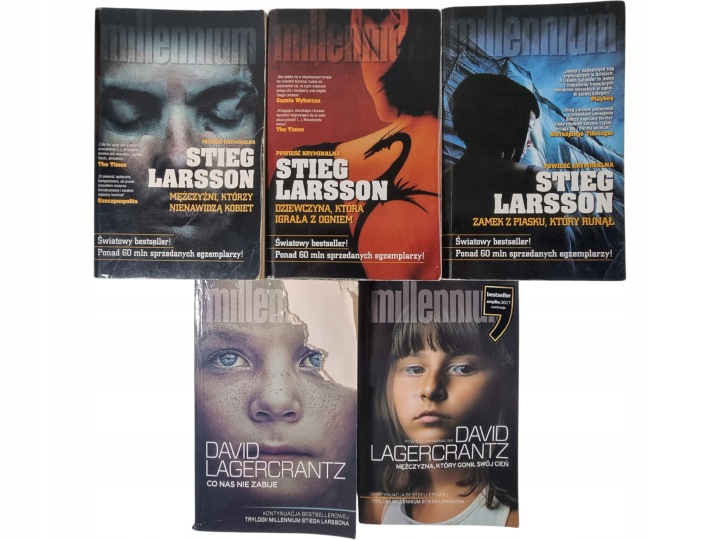 Zdjęcie egzemplarza: Saga Millennium 1-5 / Larsson / Lagercrantz