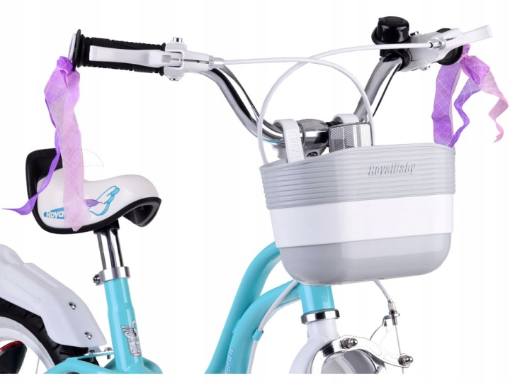 RoyalBaby Велосипед дитячий 14" Little Swan Кошик + колеса бічні RB14-18 — фото 3