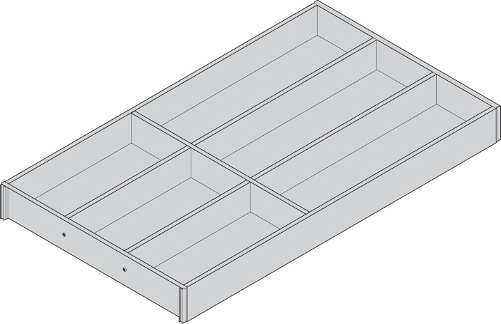 Blum ZC7S550BH3 Ambia-line vložka na příbory 550 x 300 mm, dub nebraska