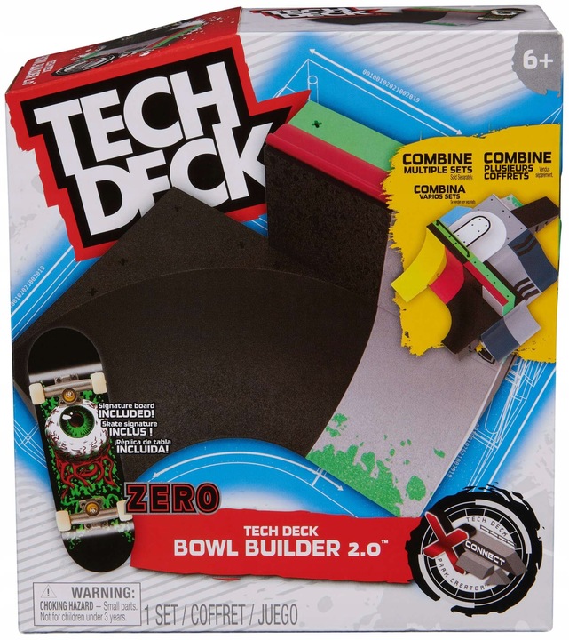 FINGERBOARD X-CONNECT RAMPA BOWL BUILDER DESKOROLKA ZERO TECH DECK Stan opakowania oryginalne
