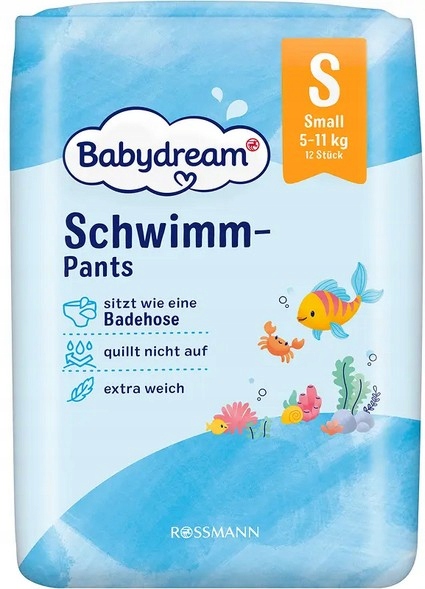 BABYDREAM підгузки для плавання S SMALL 5-11 кг