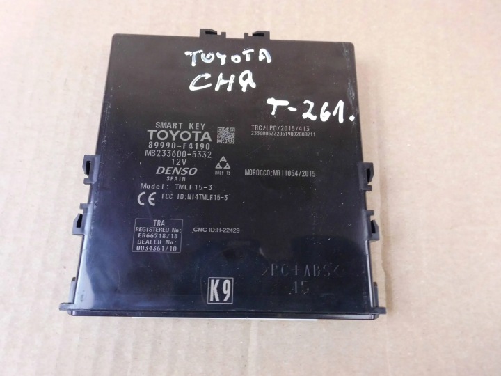 Toyota C-HR module control unit SMARTKEY 89990-F4190