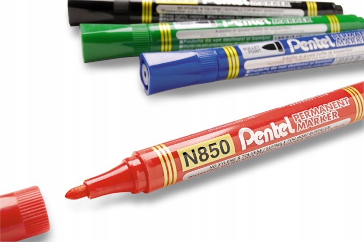 Маркер перманентний з круглою наконечником Pentel 1 шт. — фото 5