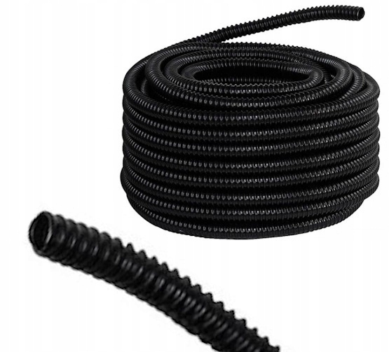 Husí Krk Trubka průměr 10 mm 320N Uv Samozhášecí černá 30 m
