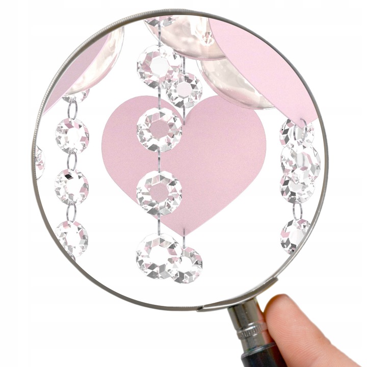 PLAFON-ZYRANDOL-DLA-DZIEWCZYNKI-KRYSZTALKI-SERCA-Marka-bez-marki