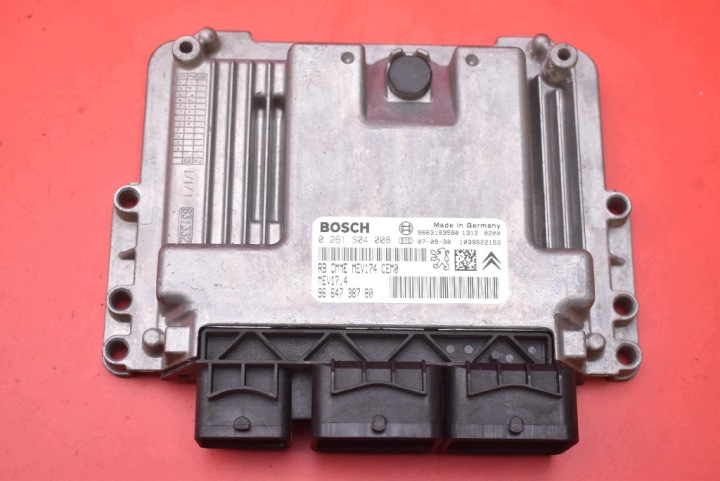 bedienteil computer des motors 9663193580 PEUGEOT 207 1 und 1.6 VTi 120 KM 06-09