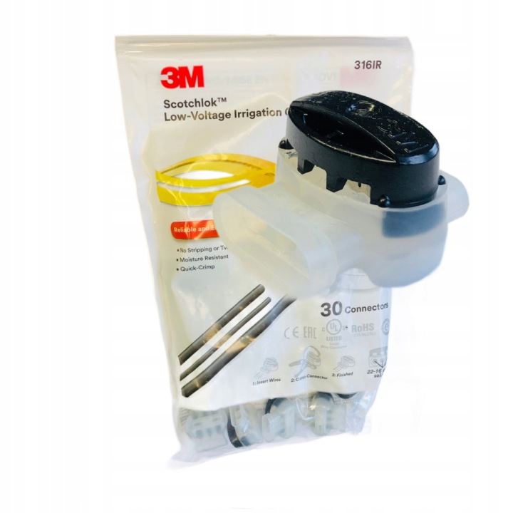 Konektor IDC 3M Scotchlok 316IR krimpovaný gelovaný pro systémy 1,5 mm 30 kusů