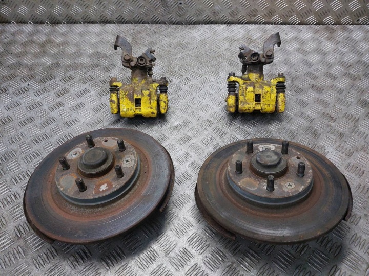 discs brake rear part + calipers + hubs MAZDA 6 and LIFT 2.0 DI