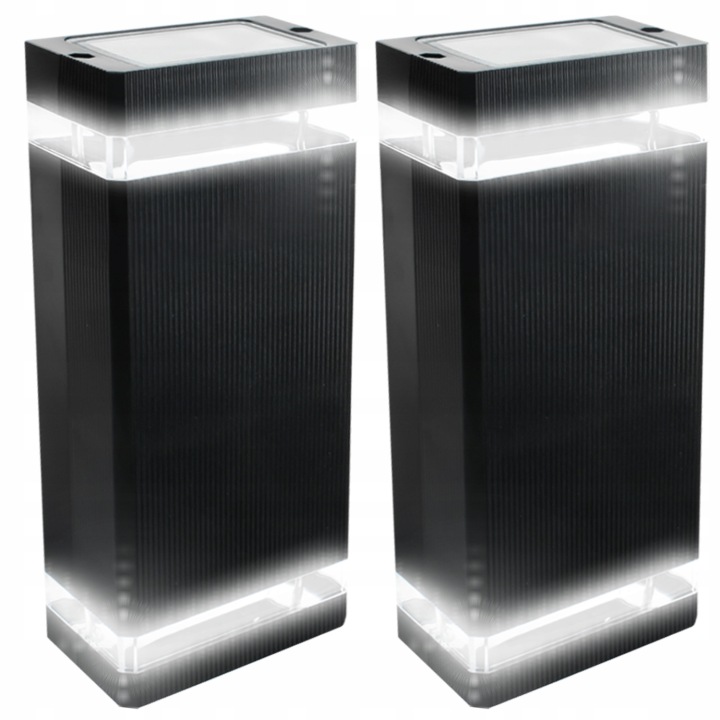 2x Dekorativní venkovní lampa na zeď, nástěnné svítidlo na Terasa Balkon, altán