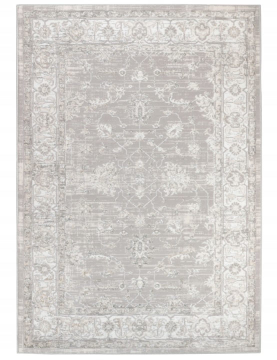 Koberec Klasický Orientální 200x290 cm Šedý Velký obývací pokoj Vintage Ložnice