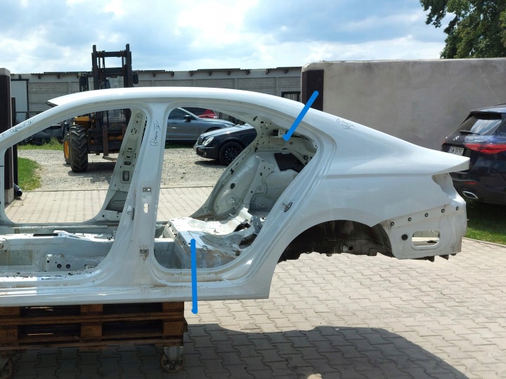 Skoda Octavia IV 5E3 Berline Aile Longeron Longeron avant Arrière Gauche
