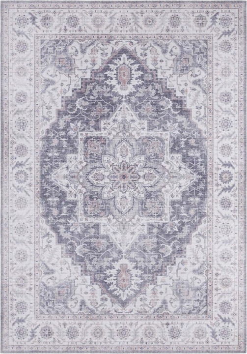 Koberec orientální blátivě růžový do obývacího pokoje, plochý 80x150 cm