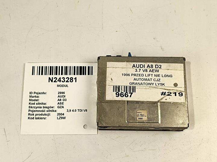 modul der Navigation 4D0919895 AUDI A8 D3