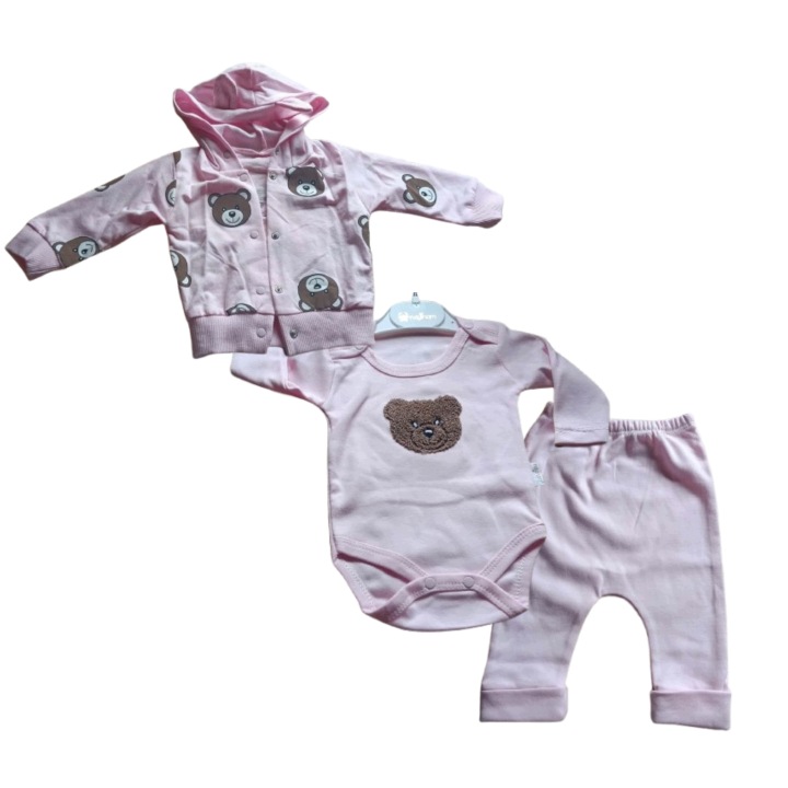 Komplet dres niemowlęcy bluza body spodnie — zdjęcie 2