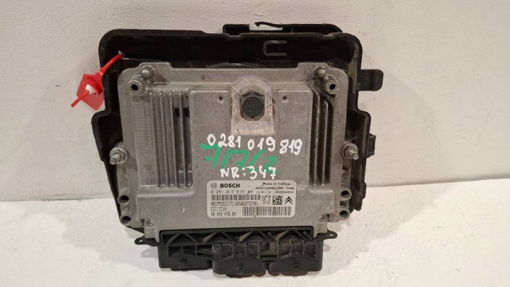 Bedienteil DES MOTORS Computer 0281019819 Citroen Peugeot 1.6 E-HDI