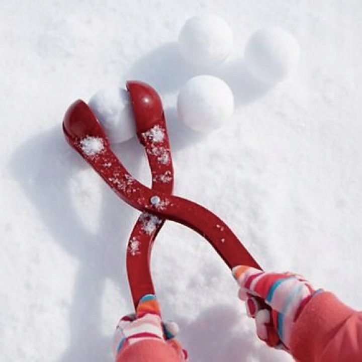 Śnieżkomat Snowballee для виготовлення кульок снігових Червоний — фото 8