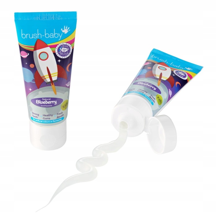 Brush Baby Зубна паста для дітей Чорниця 3-6 років 50 мл — фото 3