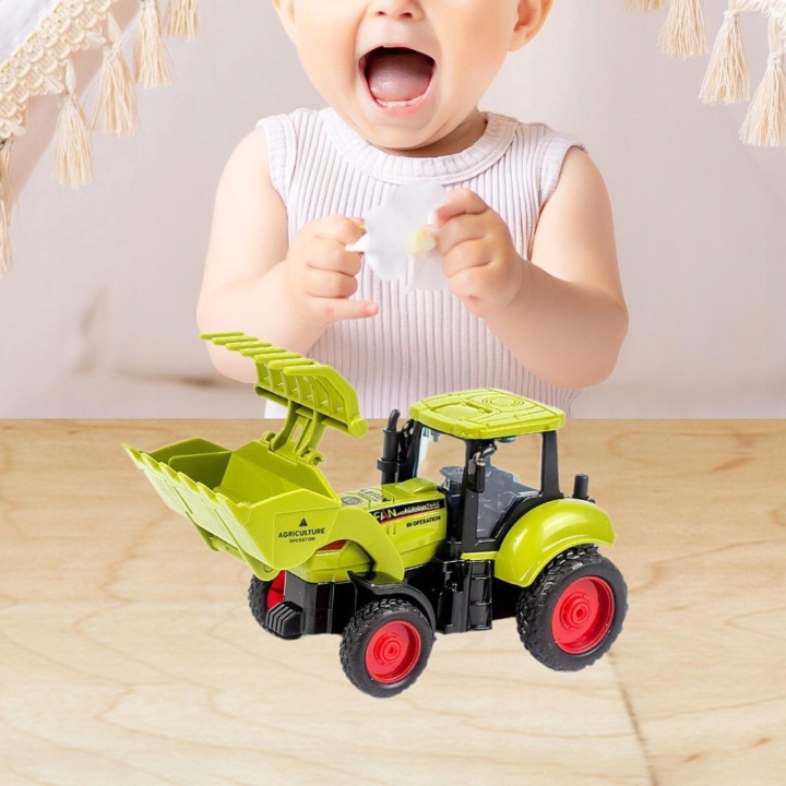 Трактор Іграшка Фермер Truck Farm Транспортний засіб Toy Farm Механізми Toy Затискач вилковий навантажувач — фото 3