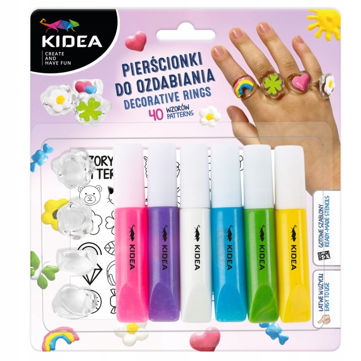 Іграшка творча каблучки для прикрашання Kidea (PSDOKA)