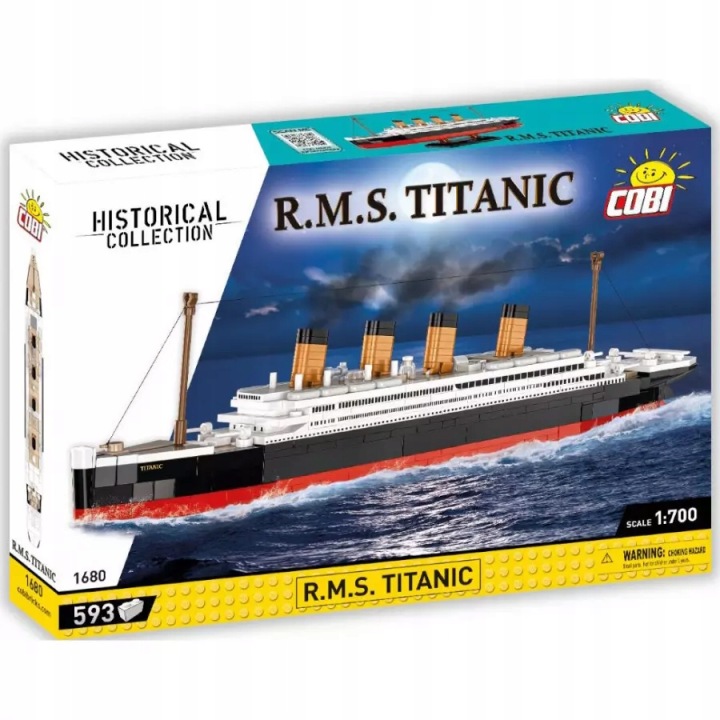 Cobi cobi historical collection р. m. s. titanic 593 ел. 1:700