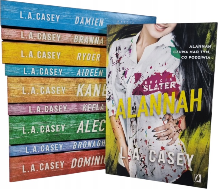 Zdjęcie egzemplarza: Bracia Slater / zestaw 10 książek / Komplet / L.A. Casey