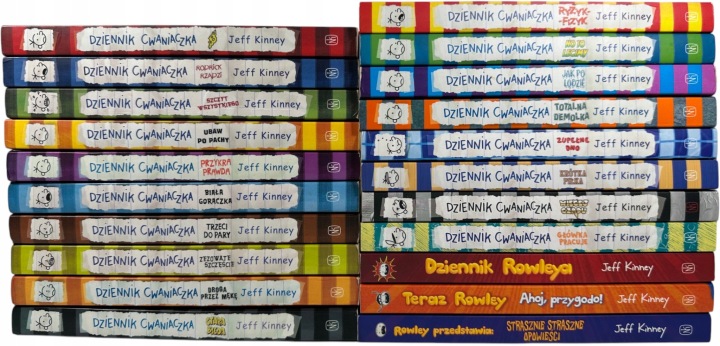Zdjęcie egzemplarza: Dziennik Cwaniaczka Tomy 1-18 + Dziennik Rwleya / 21 książek / Jeff Kinney