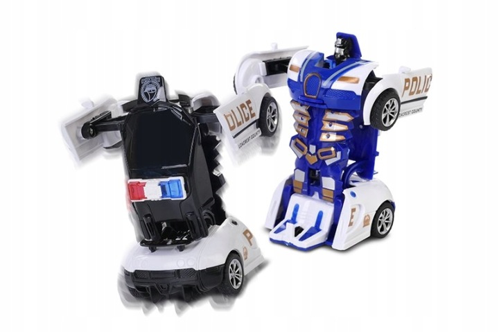 Авто Робот Policja Творча Гра Функція Трансформації FunnyToysForBoys — фото 4