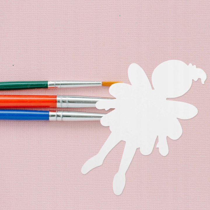 20 шт. Blank Fairy Paper Shapes DIY Для розфарбовування Фігурки для декору — фото 16