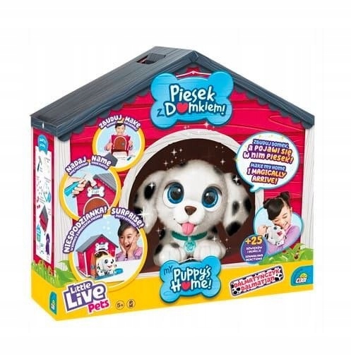 Little Live Pets інтерактивний песик з будиночком далматинець 26483 Cobi — фото 13