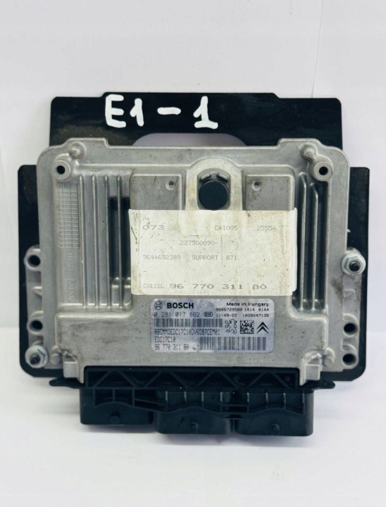 Bedienteil DES MOTORS ECU CITROEN C4 B7 1.6 HDI 0281017862 9677031180