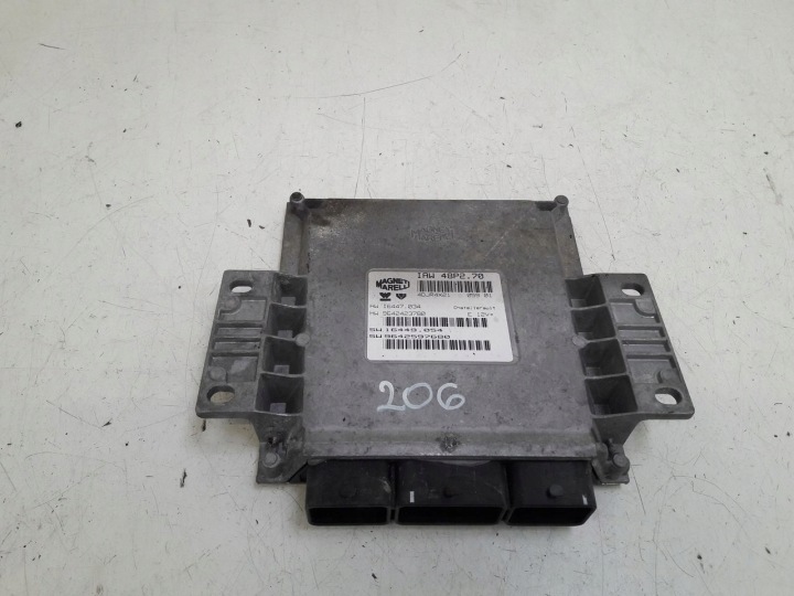 Bedienteil Computer DES MOTORS Peugeot 206 1,4 8V