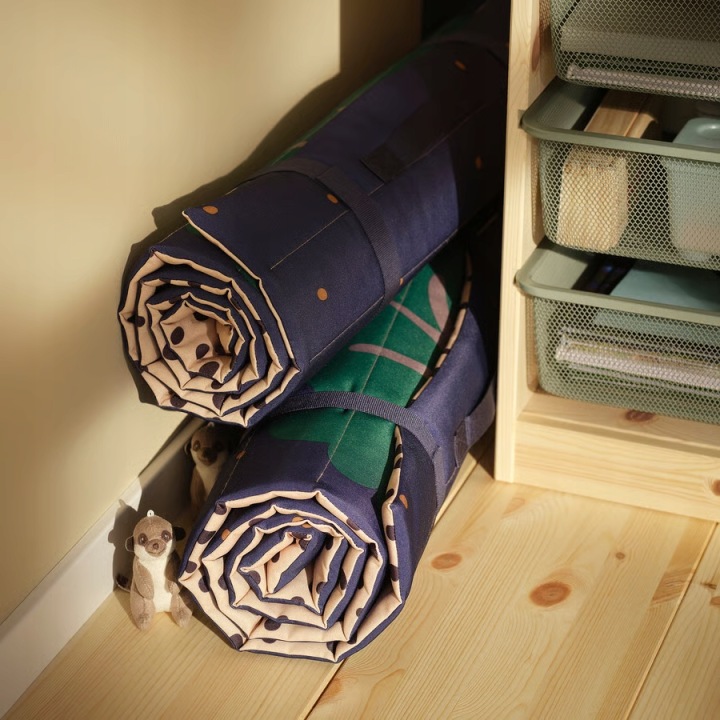 Килимок стьобаний темно-синій гепард савана 60x140 см IKEA SANDLOPARE — фото 5