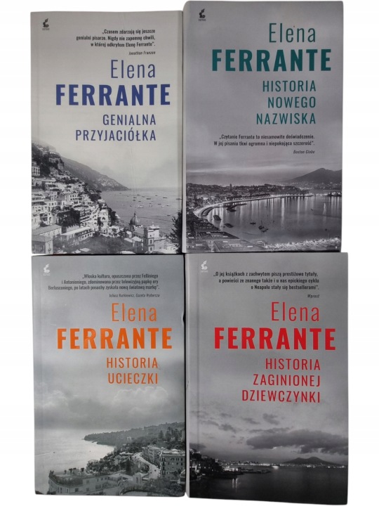 Zdjęcie egzemplarza: Genialna Przyjaciółka 1-4 / Elena Ferrante / Cykl Neapolitański