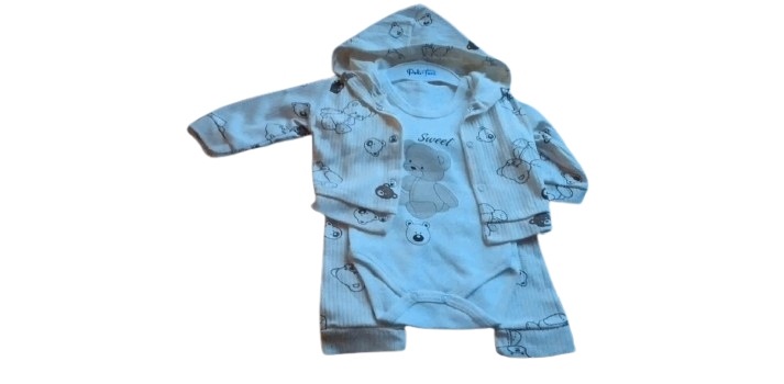 Komplet dres niemowlęcy bluza body spodnie — zdjęcie 9