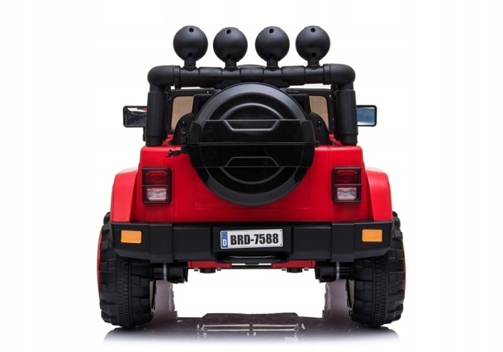 Авто на акумуляторі Jeep BRD-7588 4x4 LED MP3 Пульт Червоний 12 В — фото 5