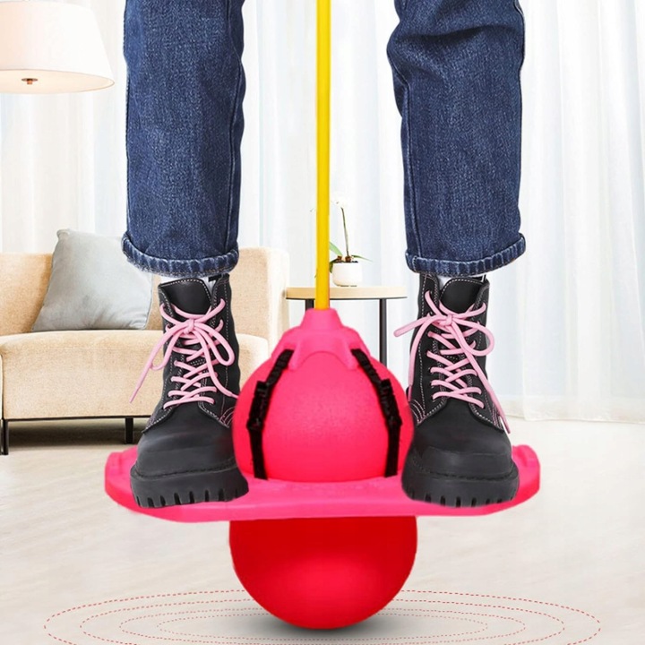 Стрибунець для дітей POGO JUMPER рівновага рожевий — фото 2