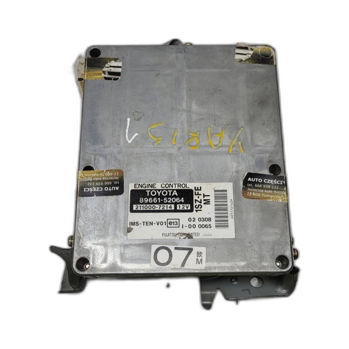 Computer Bedienteil DES MOTORS TOYOTA Yaris und 1.0 Benz 89661-52064