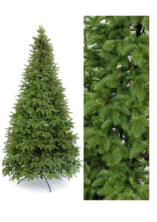 Umělý vánoční stromeček Jedle Light Green 2D 100% Pe 250 cm silikonová jako živá