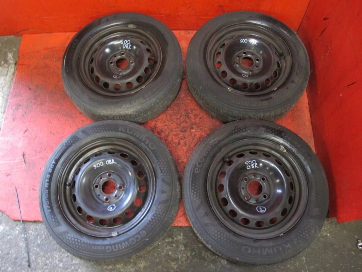 FIAT 500 07- discs wheels metal 14 ET35 5.5J tyres 175/65R14 2022R LATO