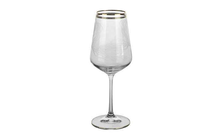 Sada 6 sklenic/gobletů 350 ml na vodu Queen Eva