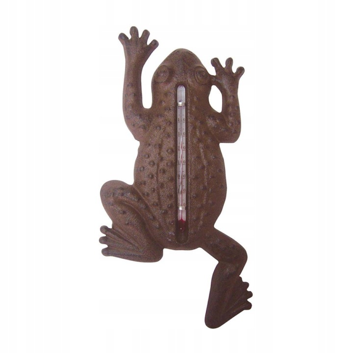 Termometr ścienny Żaba w kształcie żaby ŻELIWNY Esschert Design 23cm