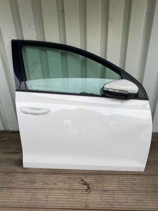 VW GOLF VI HB 5D complets portière droite avant avant LB9A blanc