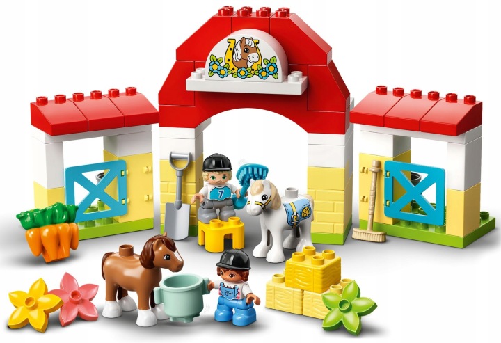 LEGO DUPLO 10951 Конеферма і Поні Морквинка Кінь Коні Стайня — фото 3