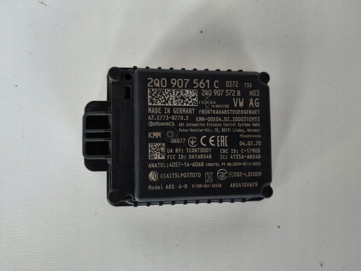 RADAR DISTRONIC ACC Sensor VW AUDI SEAT SKODA 2Q0907561C