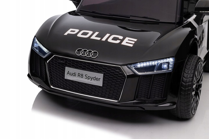 Audi R8 Поліція на акумуляторі для дітей Пульт EVA Вільний Start MP3 LED — фото 4