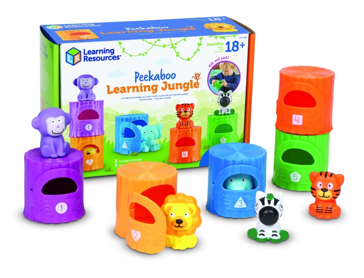 Learning Resources - Навчальна джунглі Peekaboo