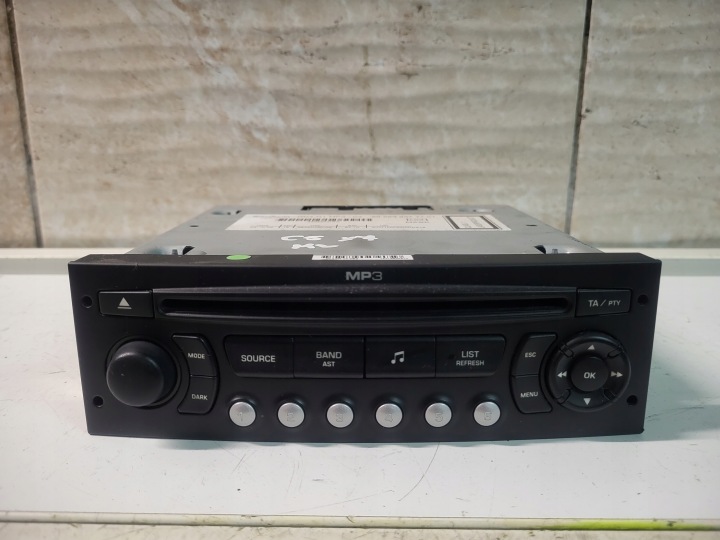 RADIO CD FABRYCZNE CITROEN C5 III X7 PEUGEOT 9666393777