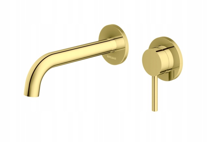 Axel Gold podomítková umyvadlová baterie QW180AGD