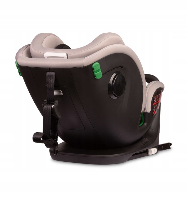 Caretero Securo крісло i-Size 40-150 см поворотний 360° світло-сірий — фото 4