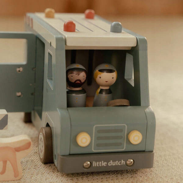 LITTLE DUTCH автомобіль поліцейський поліцейська машина з поліцейськими і аксесуарами FSC — фото 7